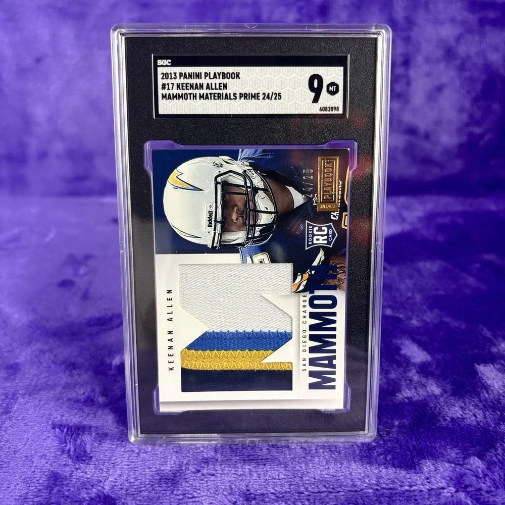 Keenan Allen 2013 Panini Playbook Mammoth Quad Color Rookie Patch #/25 💎SGC 9
